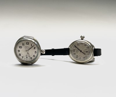 Lot 29C - Two American Ingersol military wristwatches...