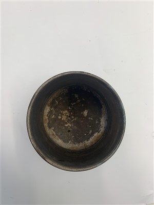 Lot 706 - A Chinese brass tray, two Persian niello...