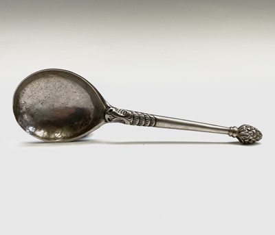 Lot 337 - A silver spoon in 17th-century Swedish style...