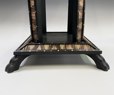 Lot 1008 - A Ceylonese porcupine quill and specimen wood...