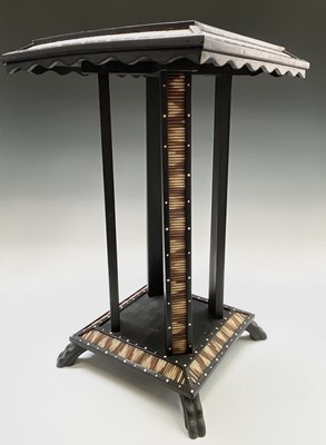 Lot 1008 - A Ceylonese porcupine quill and specimen wood...