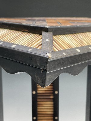 Lot 1008 - A Ceylonese porcupine quill and specimen wood...
