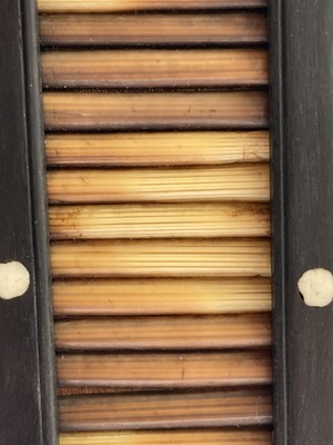 Lot 1008 - A Ceylonese porcupine quill and specimen wood...
