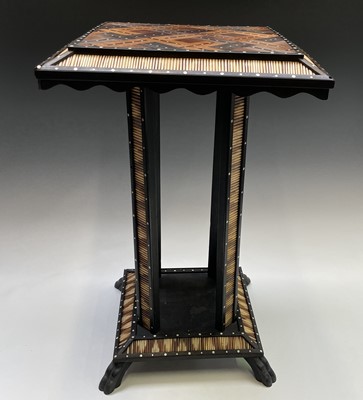 Lot 1008 - A Ceylonese porcupine quill and specimen wood...