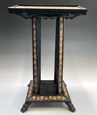 Lot 1008 - A Ceylonese porcupine quill and specimen wood...