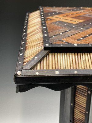 Lot 1008 - A Ceylonese porcupine quill and specimen wood...