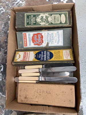 Lot 488 - Assorted boxed sets of cutlery.