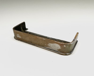 Lot 175 - Two 19th century miniature fenders, lengths 17...