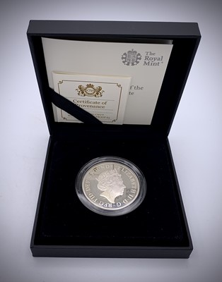 Lot 8 - G.B. silver Piedfort £5 proof coin. The 1000th...