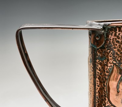 Lot 58 - An Arts & Crafts period copper twin handled...
