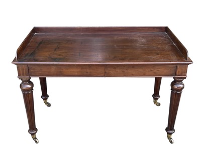 Lot 3049 - An early Victorian mahogany tray-top writing...