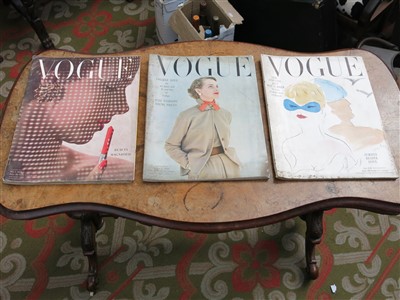 Lot 57 - Eleven vintage 'Vogue' and 'Vogue...