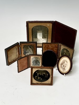 Lot 321 - A Victorian Union cased ambrotype photograph,...