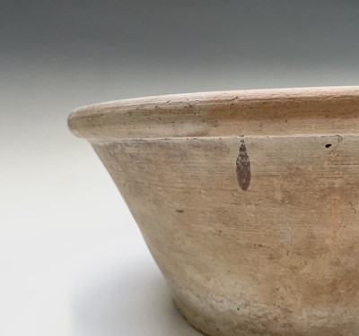Lot 529 - A terracotta farming pan, with glazed interior...
