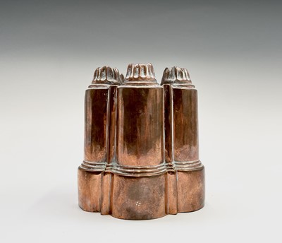 Lot 165 - A Victorian copper jelly mould, by Benham &...
