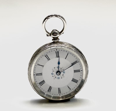 Lot 13 - Four silver open face small pocket watches,...