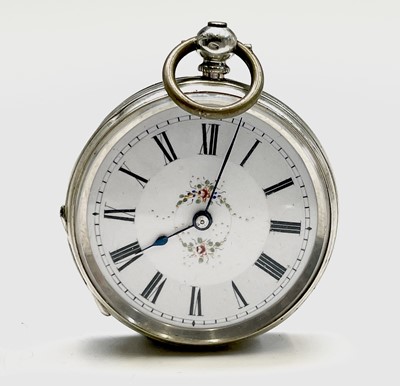 Lot 13 - Four silver open face small pocket watches,...