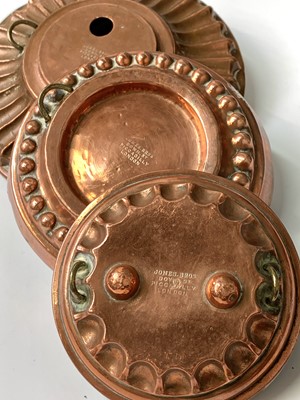 Lot 177 - A Victorian copper jelly mould, height 10.5cm,...
