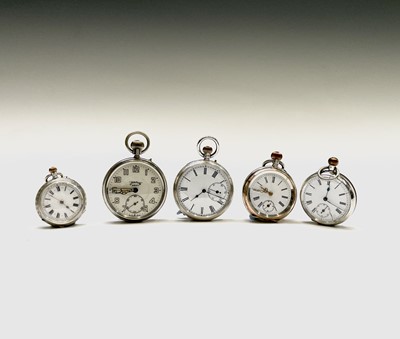 Lot 141 - Five keyless watches