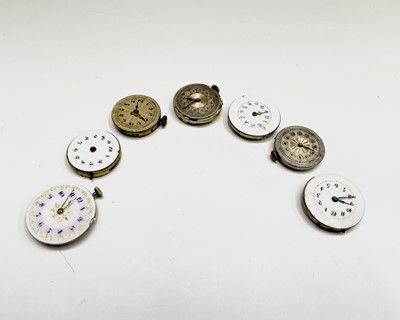 Lot 137 - Silver cased watches, numerous movements and...
