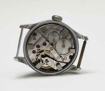 Lot 40 - A Grana A.T.P. watch in nickel-plated case...