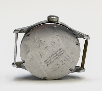 Lot 40 - A Grana A.T.P. watch in nickel-plated case...