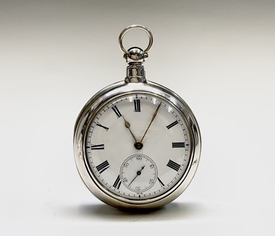 Lot 292 - A pair cased silver pocket watch by Andrew...