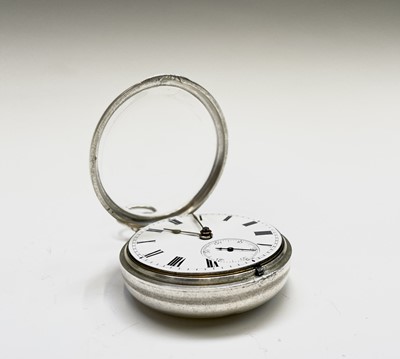 Lot 292 - A pair cased silver pocket watch by Andrew...