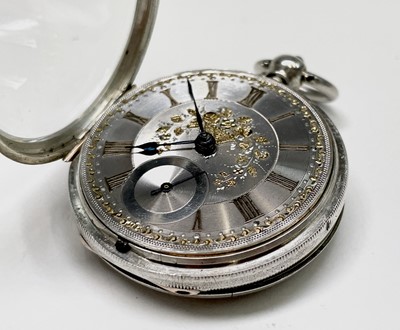 Lot 75 - Three Victorian key wind silver pocket watches....