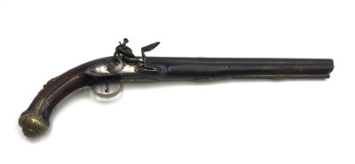 Lot 213 - A French long holster pistol, circa 1810, full...