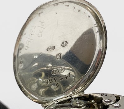 Lot 47 - Ten ladies silver cased wristwatches.