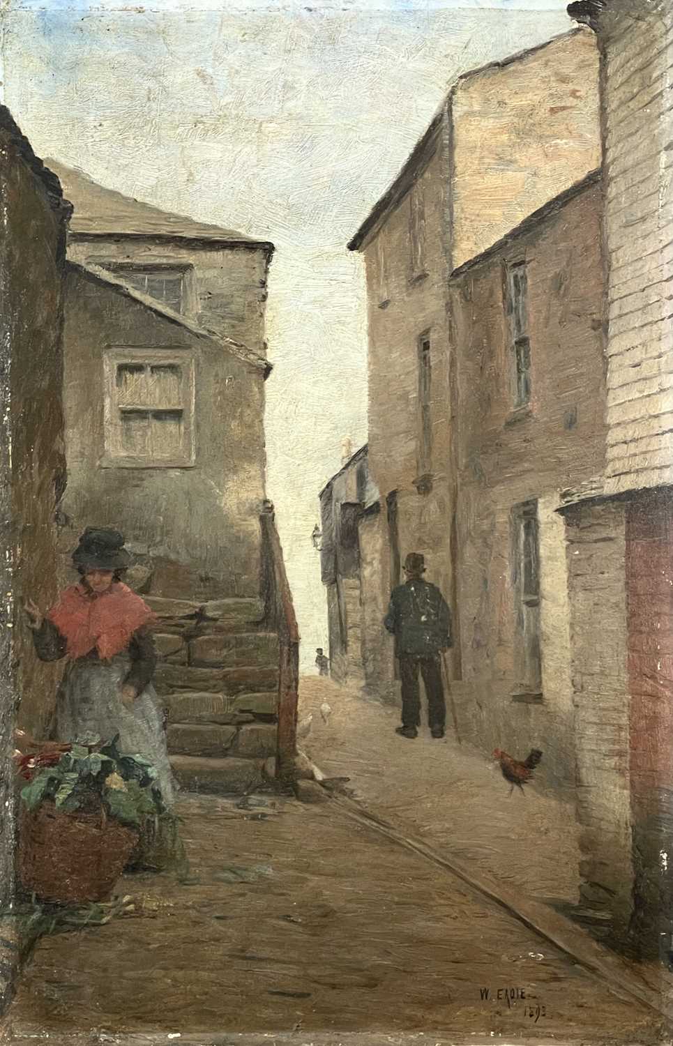 Lot 100 - William EADIE (1846-1926) St Ives Street Scene...