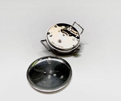 Lot 178 - Four silver trench cased wristwatches 8.25mm...