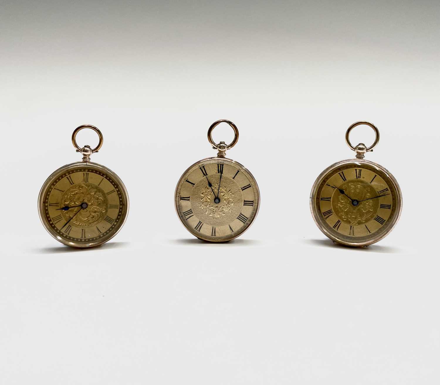 Lot 69 - A 14ct gold key-wind watch, another 9ct and a...