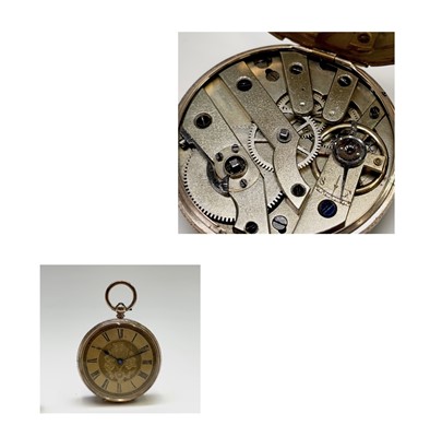 Lot 69 - A 14ct gold key-wind watch, another 9ct and a...