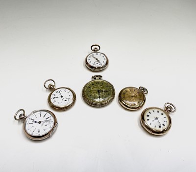 Lot 11 - Two silver and gilt cased keyless watches...