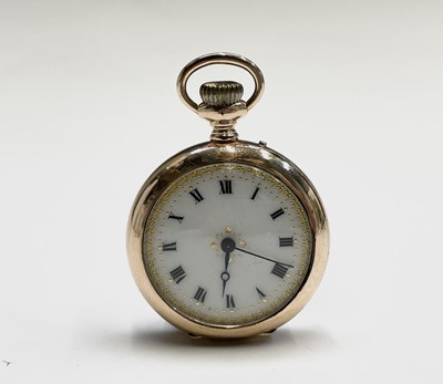Lot 11 - Two silver and gilt cased keyless watches...