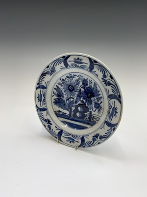 Lot 234 - A Dutch Delft pottery dish, 18th century,...