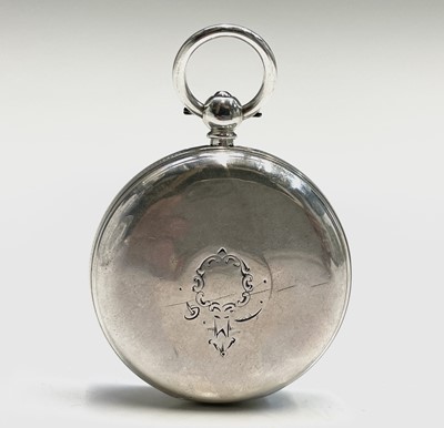 Lot 53 - An English fusee silver pocket watch by M Mc...