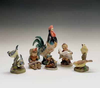 Lot 825 - Three Goebel Hummel figures 'Latest News',...