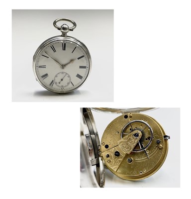 Lot 25 - Four English fusee silver open face pocket...