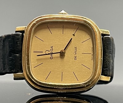 Lot 45 - A Ladies 18ct gold automatic wristwatch...