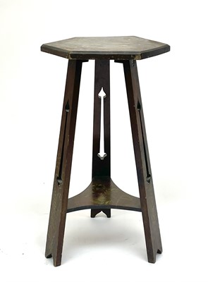 Lot 3220 - An Art Nouveau mahogany occasional table, with...