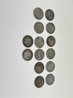 Lot 26 - Great Britain Silver 3d - William IV to Queen...