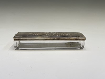 Lot 111 - A Victorian rosewood veneered toilet case, the...