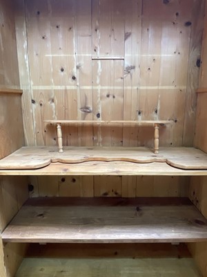 Lot 377 - A Danish pine cabinet, early 20th century,...