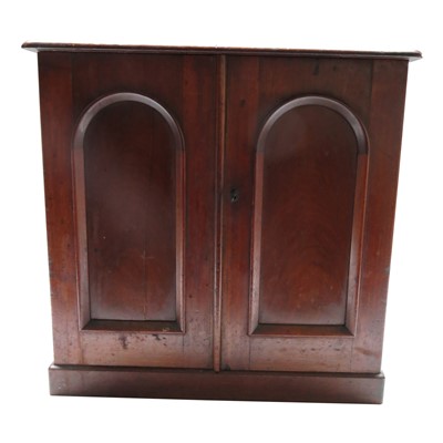 Lot 204 - A Victorian mahogany stationery cabinet with...