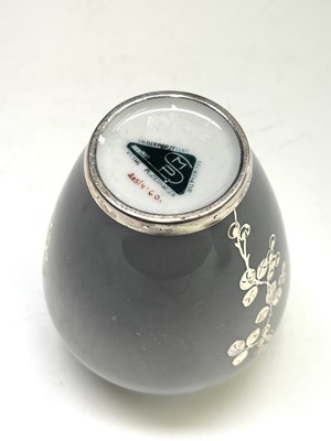 Lot 837 - A mid century Veyhl silver overlay porcelain...