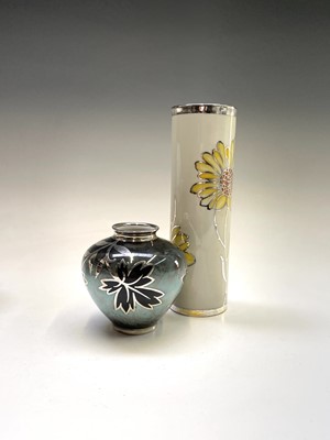 Lot 837 - A mid century Veyhl silver overlay porcelain...