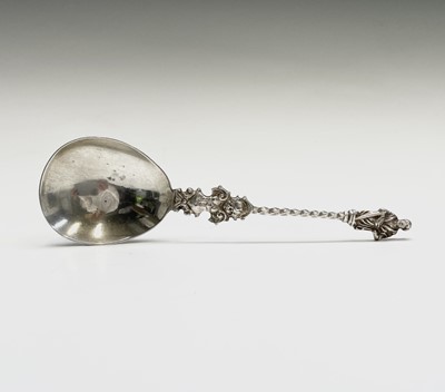 Lot 378 - A late Victorian Apostle finial spoon by...